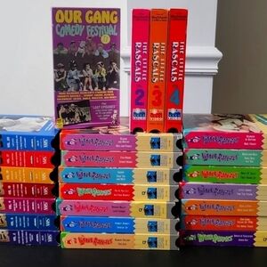 THE LITTLE RASCALS 20 VINTAGE VHS TAPES (CABIN FEVER & MORE!!!) 10 lb pkg!